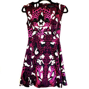 Pink & Purple Orchid Print French Connection Dress